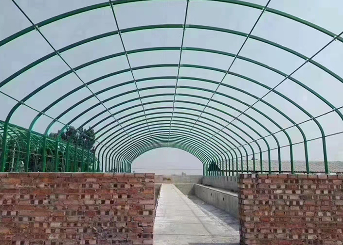 椭圆管暖棚抗风雪能力增强，确保冬季生产安全-2